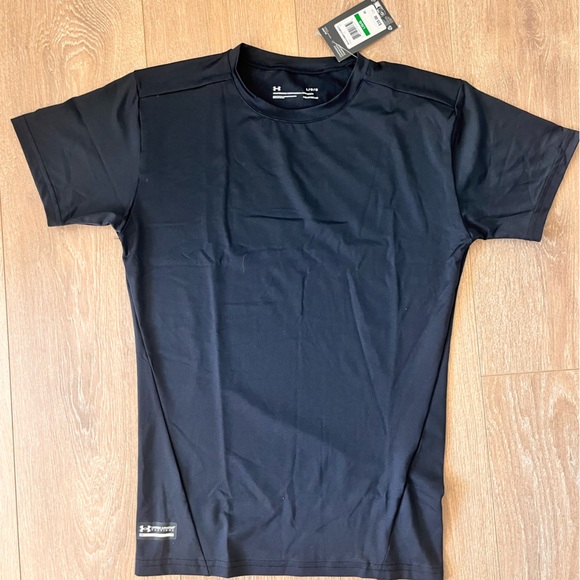 Under Armour Men's Tactical HeatGear® Compression T-Shirt Black Large BNWT - Picture 3 of 3